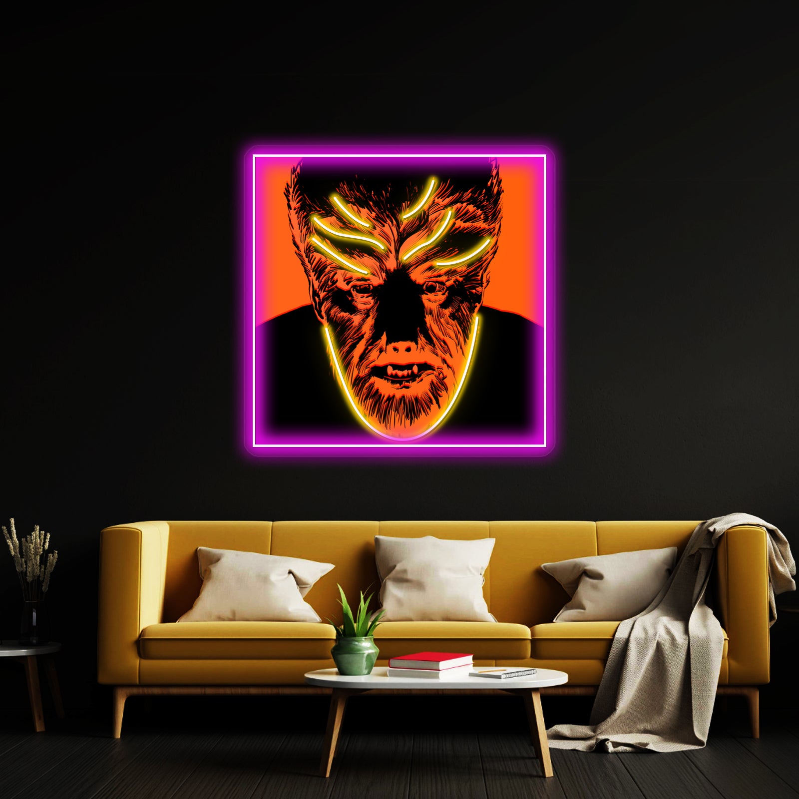 Big Afro Artwork Led Neon Sign