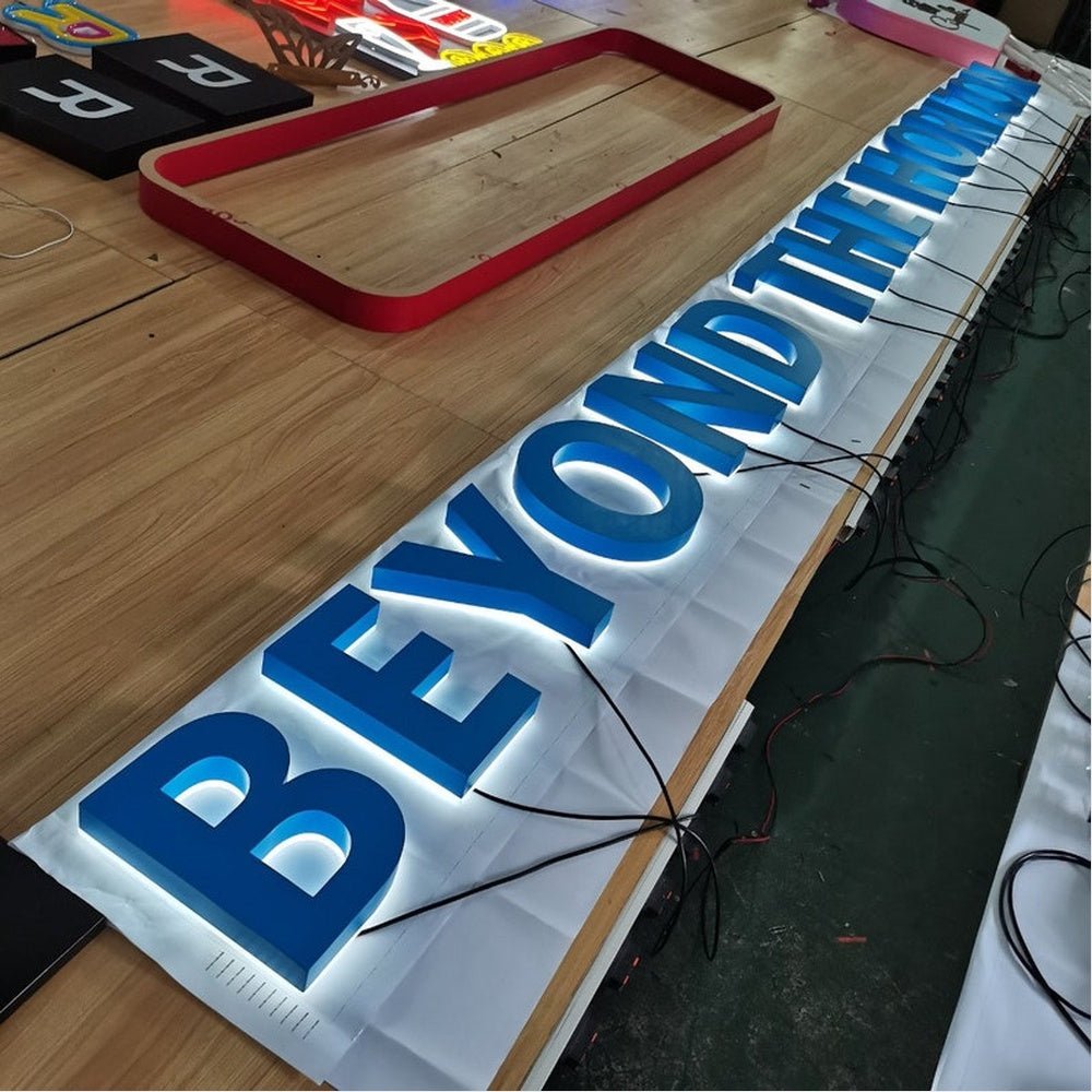Beyond The Horour 3D Backlit Channel Letters Led Light Sign - Shineneon