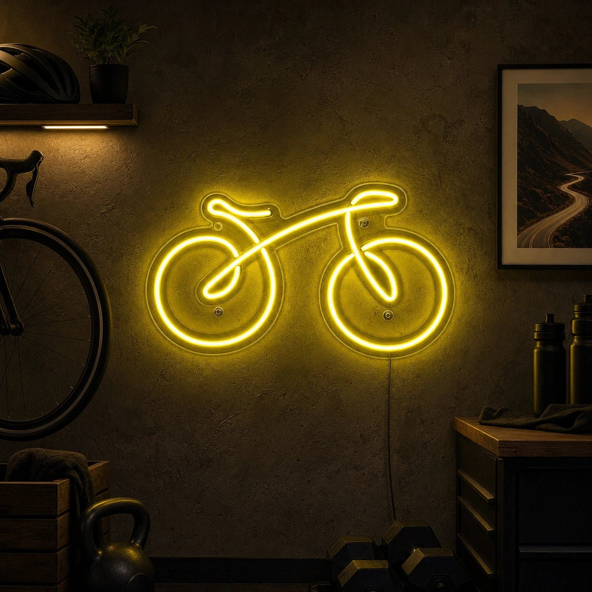 Bicycle Side Profile LED Neon Sign - Shineneon
