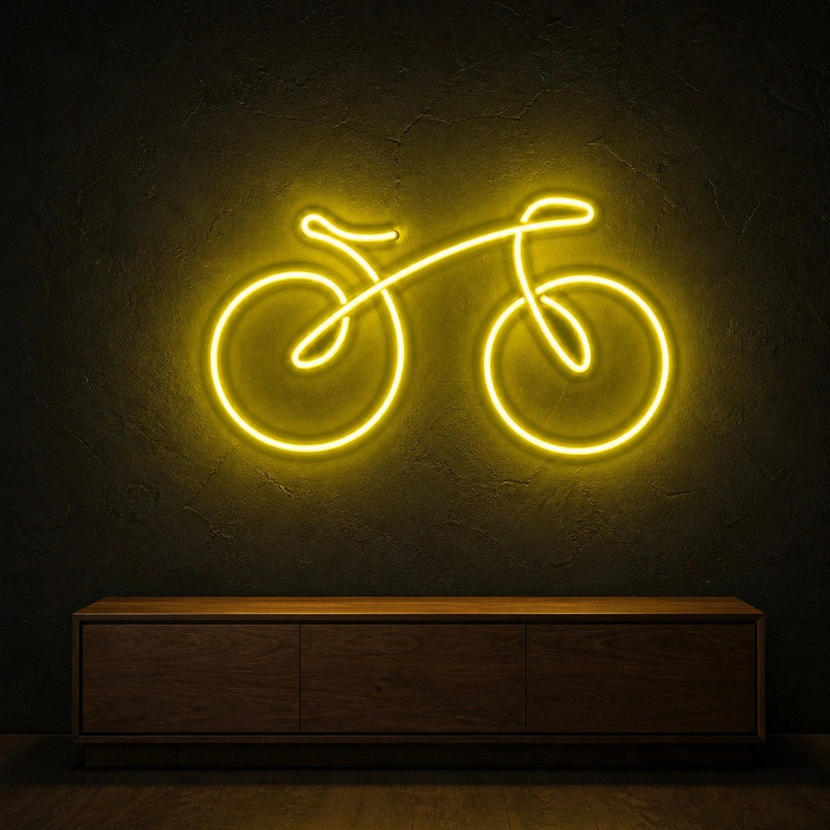 Bicycle Side Profile LED Neon Sign Garage Neon Sign - Shineneon