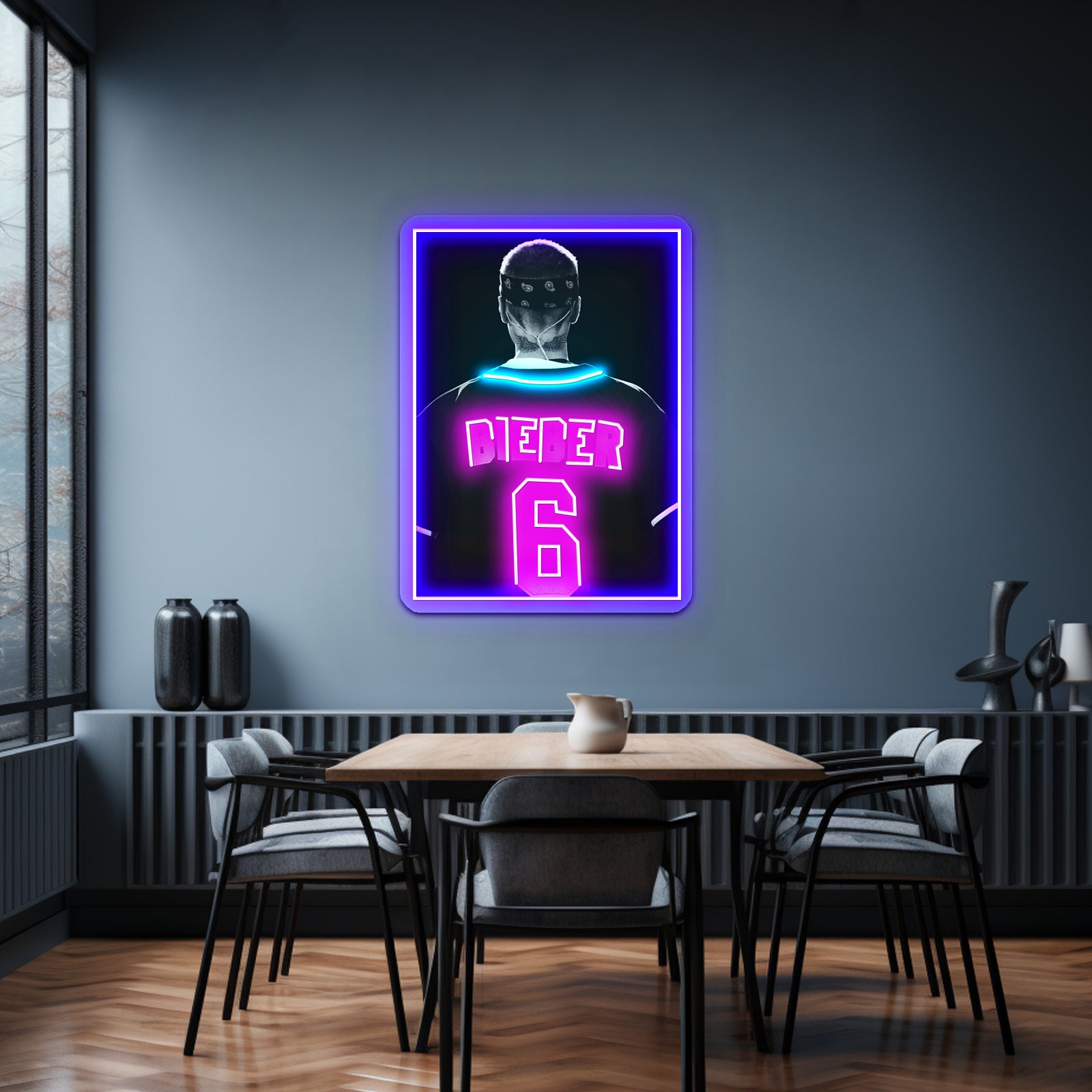 Bieber 06 Back Artwork Led Neon Sign | Shineneon