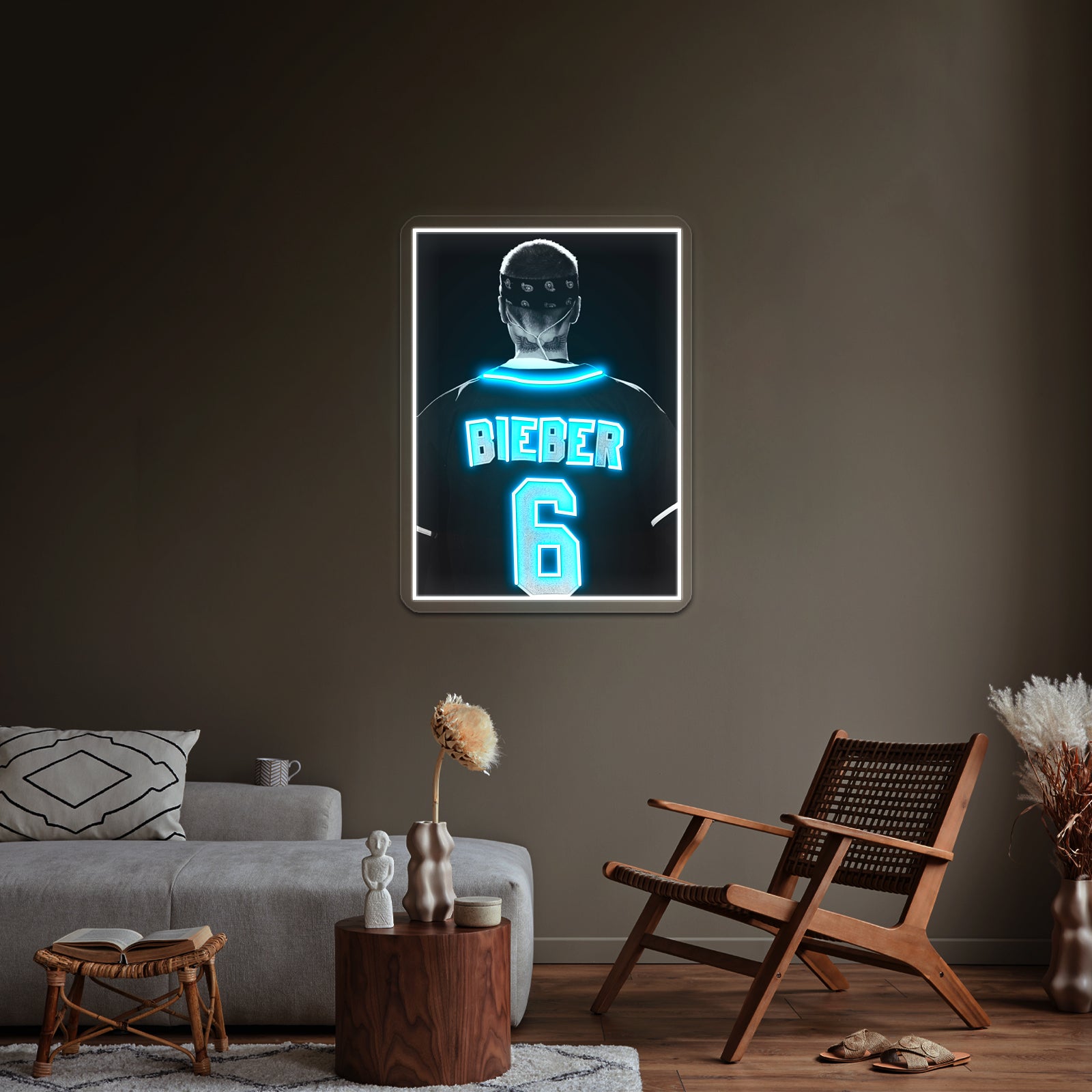 Bieber 06 Back Artwork Led Neon Sign | Shineneon