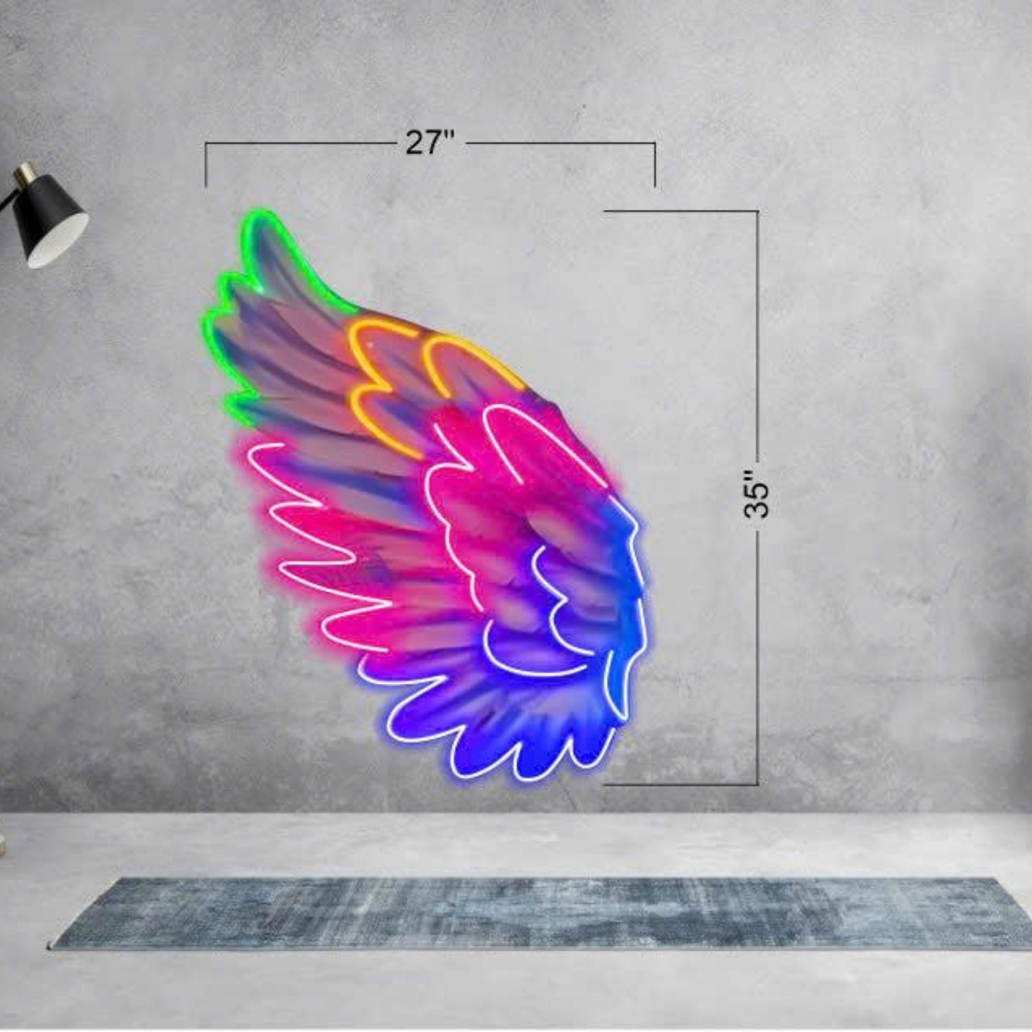 Big Bull Steak House Red-Blue-White Led Neon Sign For Restaurant Wall Decor | Shineneon