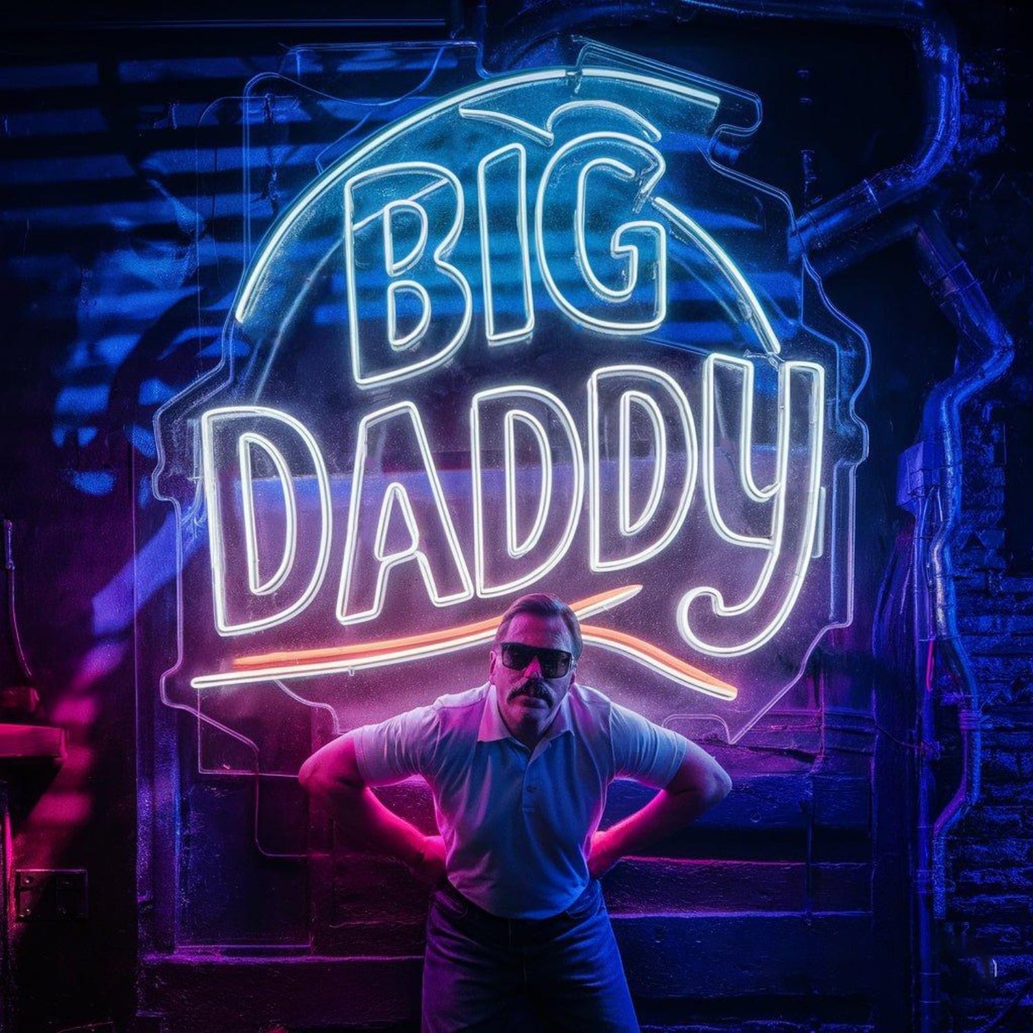 Big Daddy Retro Character Led Neon Sign For Bar Club Decor | Shineneon