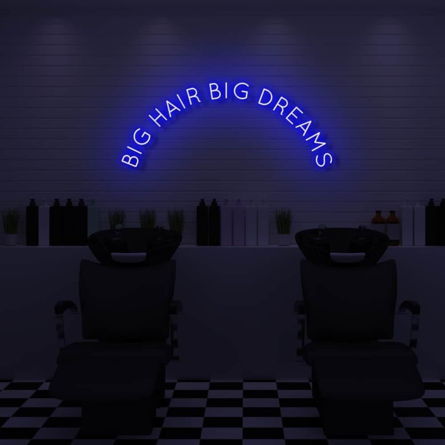 Big Hair Big Dreams Led Neon Sign - Shineneon