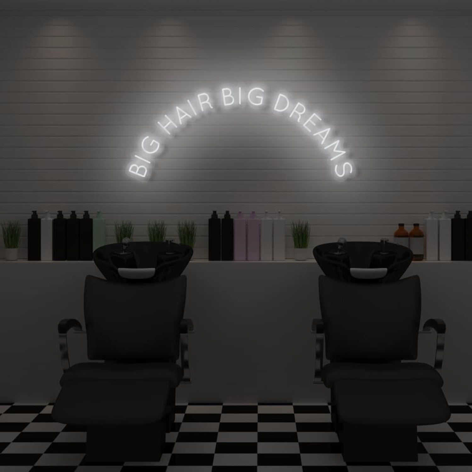Big Hair Big Dreams Led Neon Sign - Shineneon
