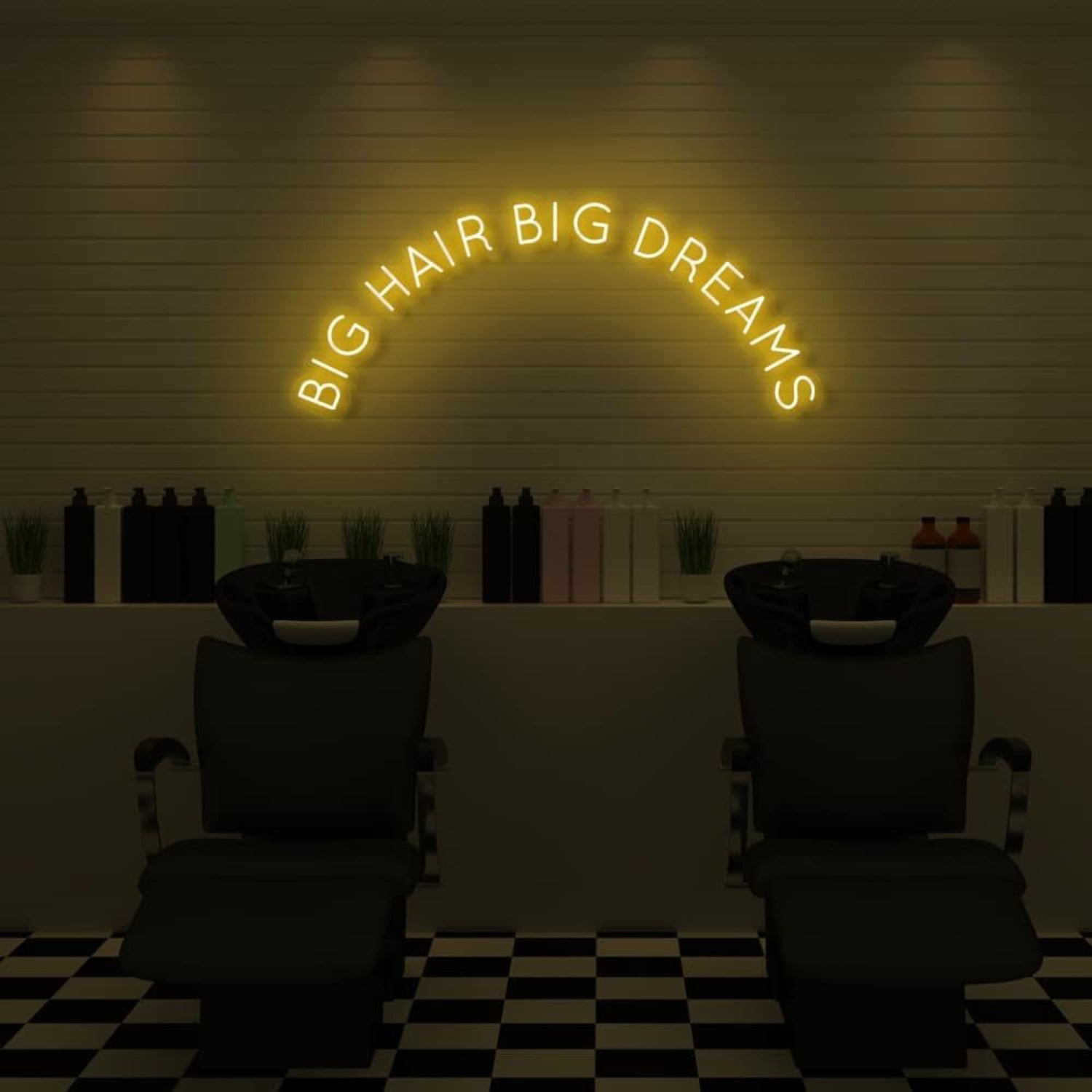 Big Hair Big Dreams Led Neon Sign - Shineneon