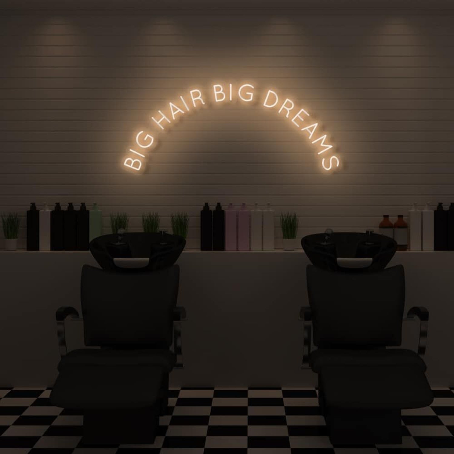 Big Hair Big Dreams Led Neon Sign - Shineneon