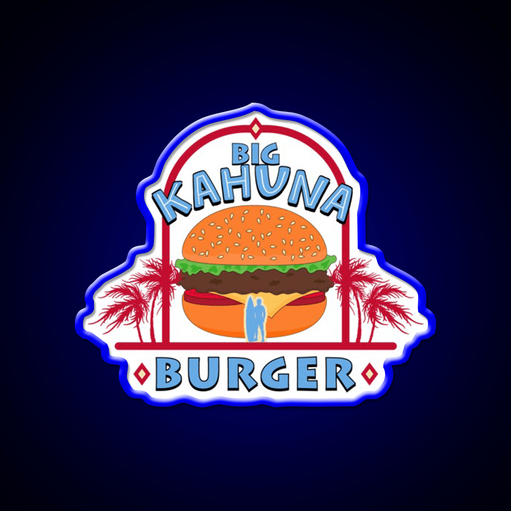 Big Kahuna Burger Fast Food Led Neon Sign For Burger Place Rgb Color - Shineneon