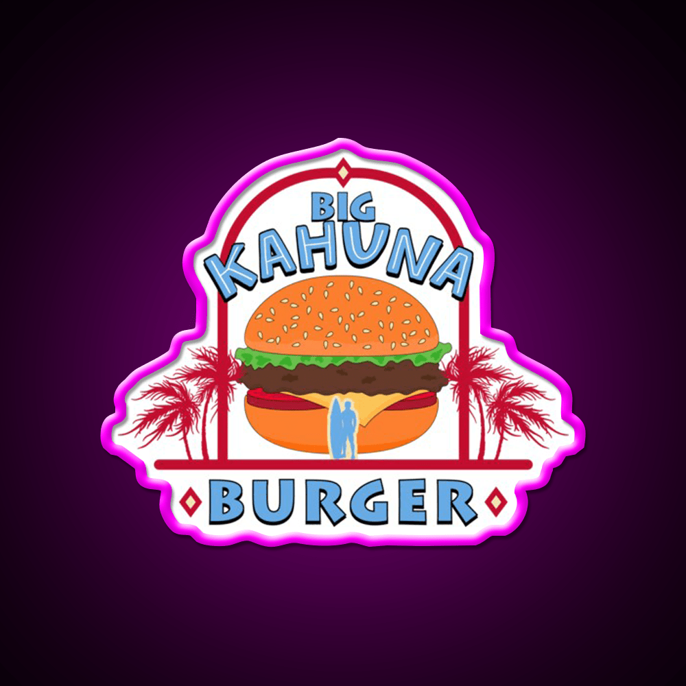 Big Kahuna Burger Fast Food Led Neon Sign For Burger Place Rgb Color - Shineneon