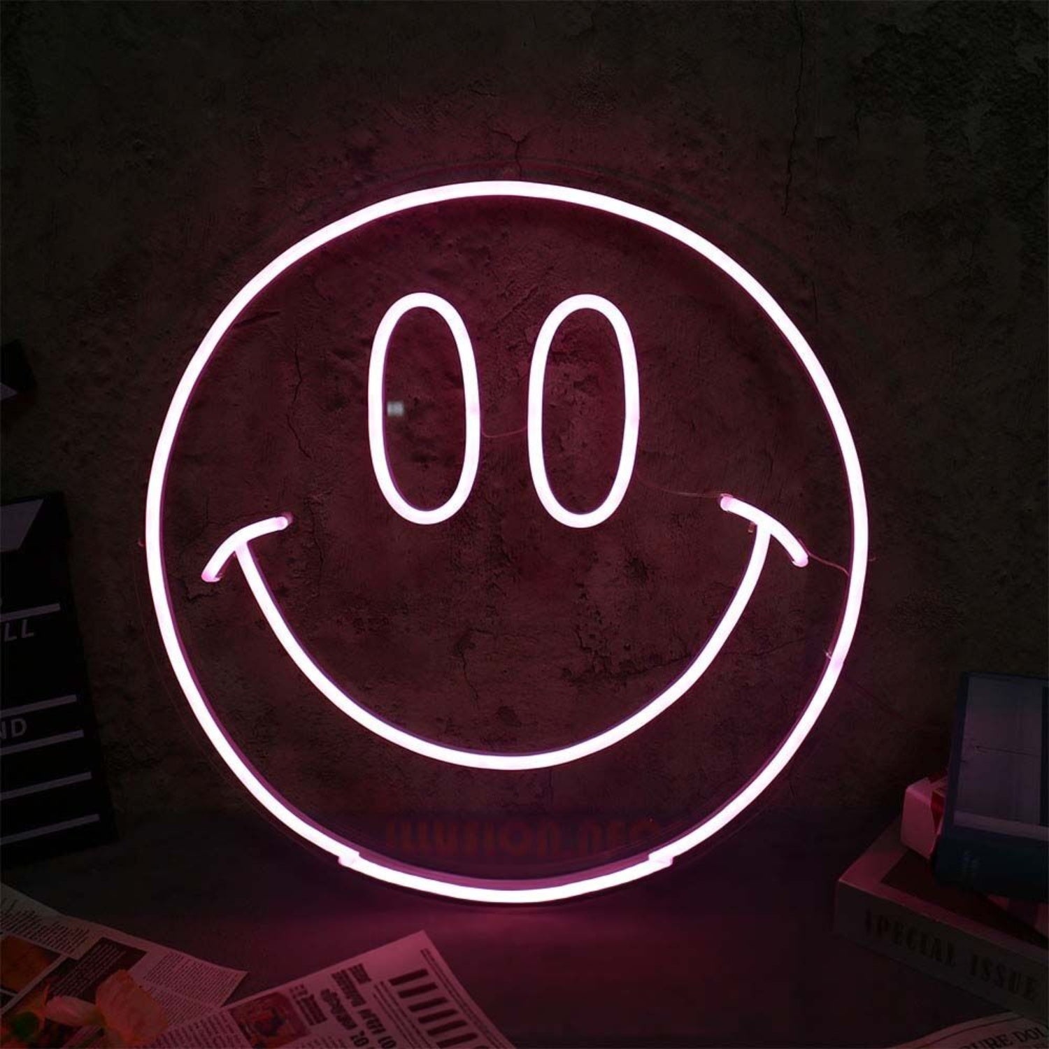 Big Smile Face Neon Sign For Positive And Fun Spaces | Shineneon