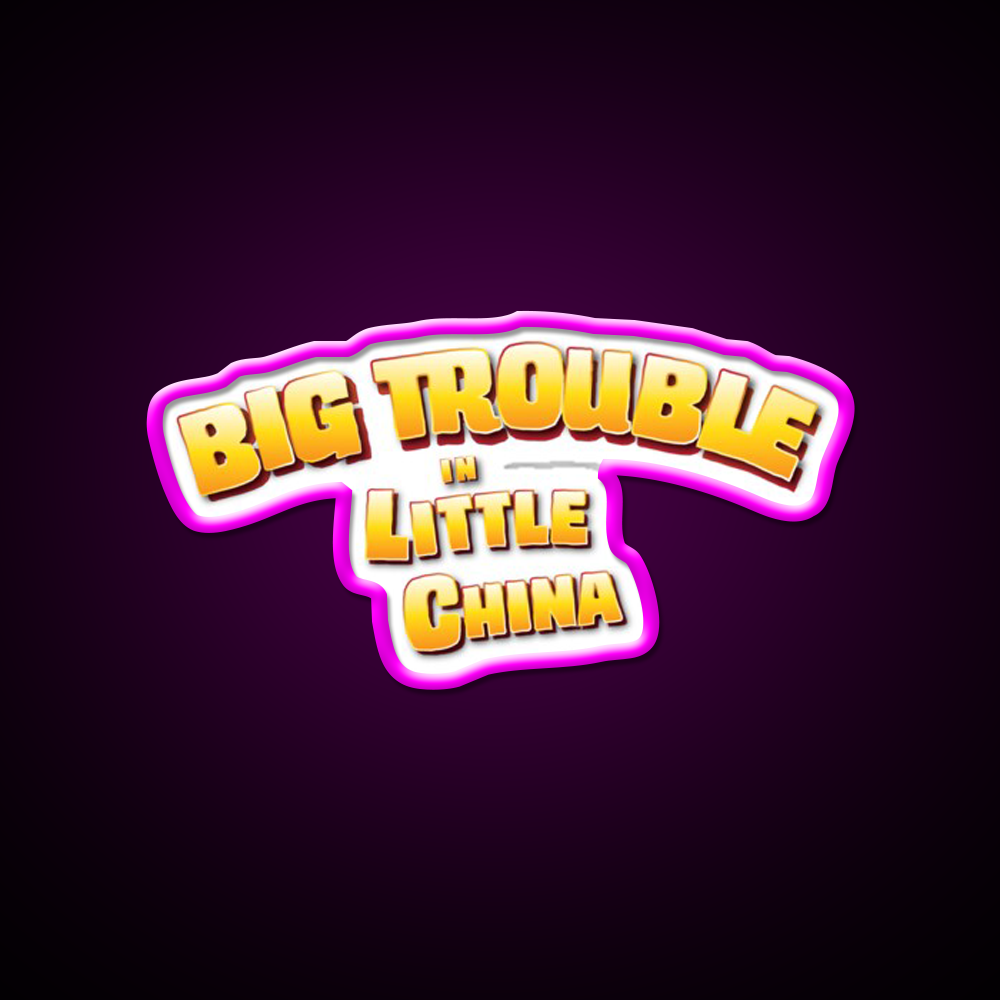 Big Trouble In Little China Asian Cultural Led Neon Sign Rgb Color - Neon sign mounted on wall in room