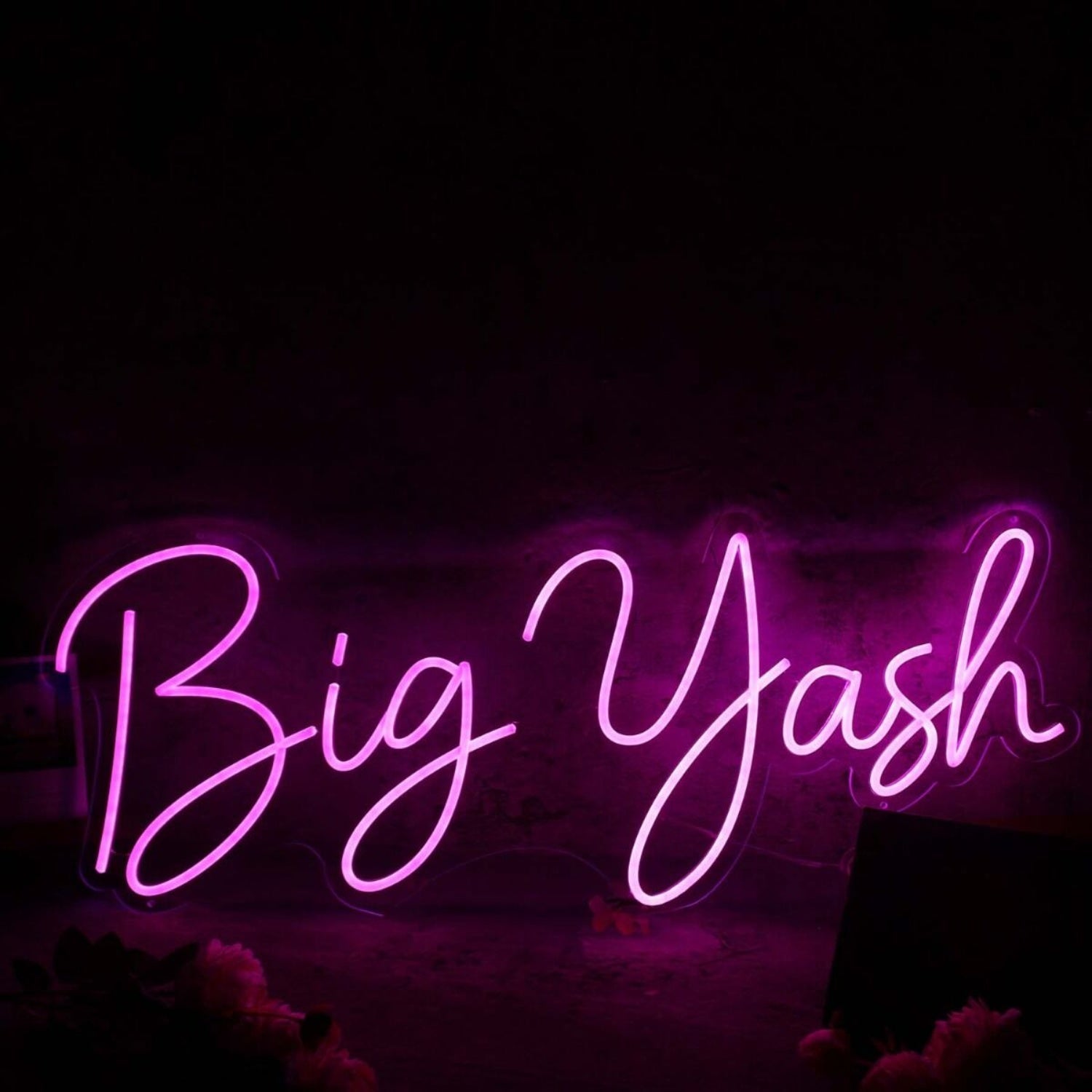 Big Yash Pink Led Neon Sign - Shineneon