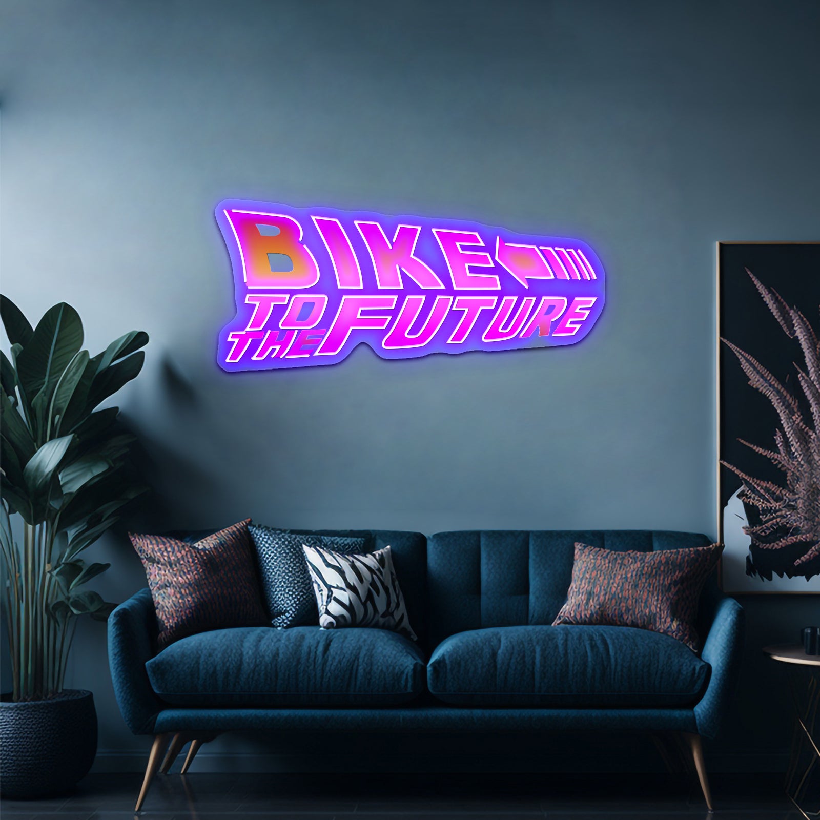 Bluetick Coonhound Dog Bright Colorful Pop Dog Artwork Led Neon Sign