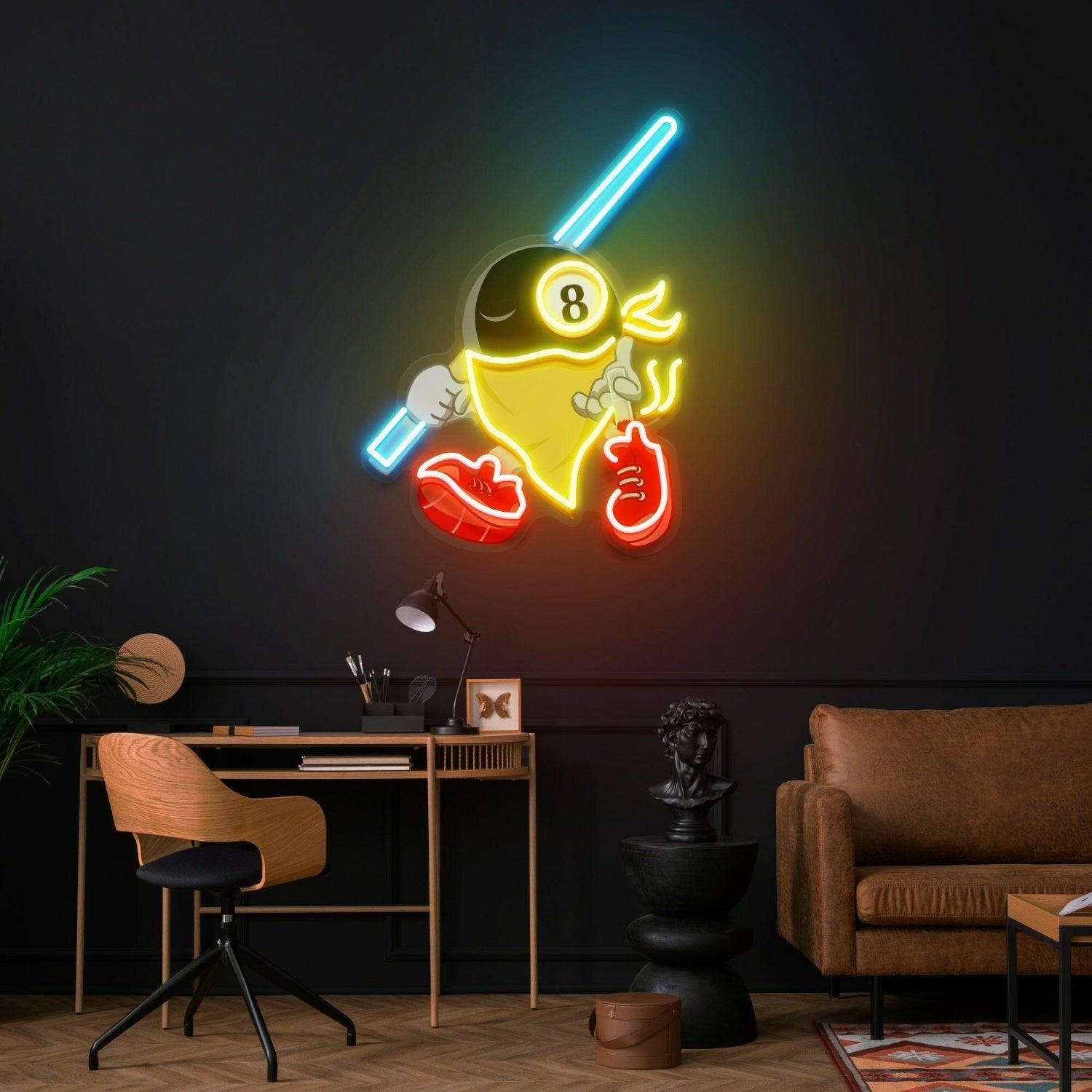 Billiards Wall Art For Wall Led Uv Led Neon Sign - Shineneon