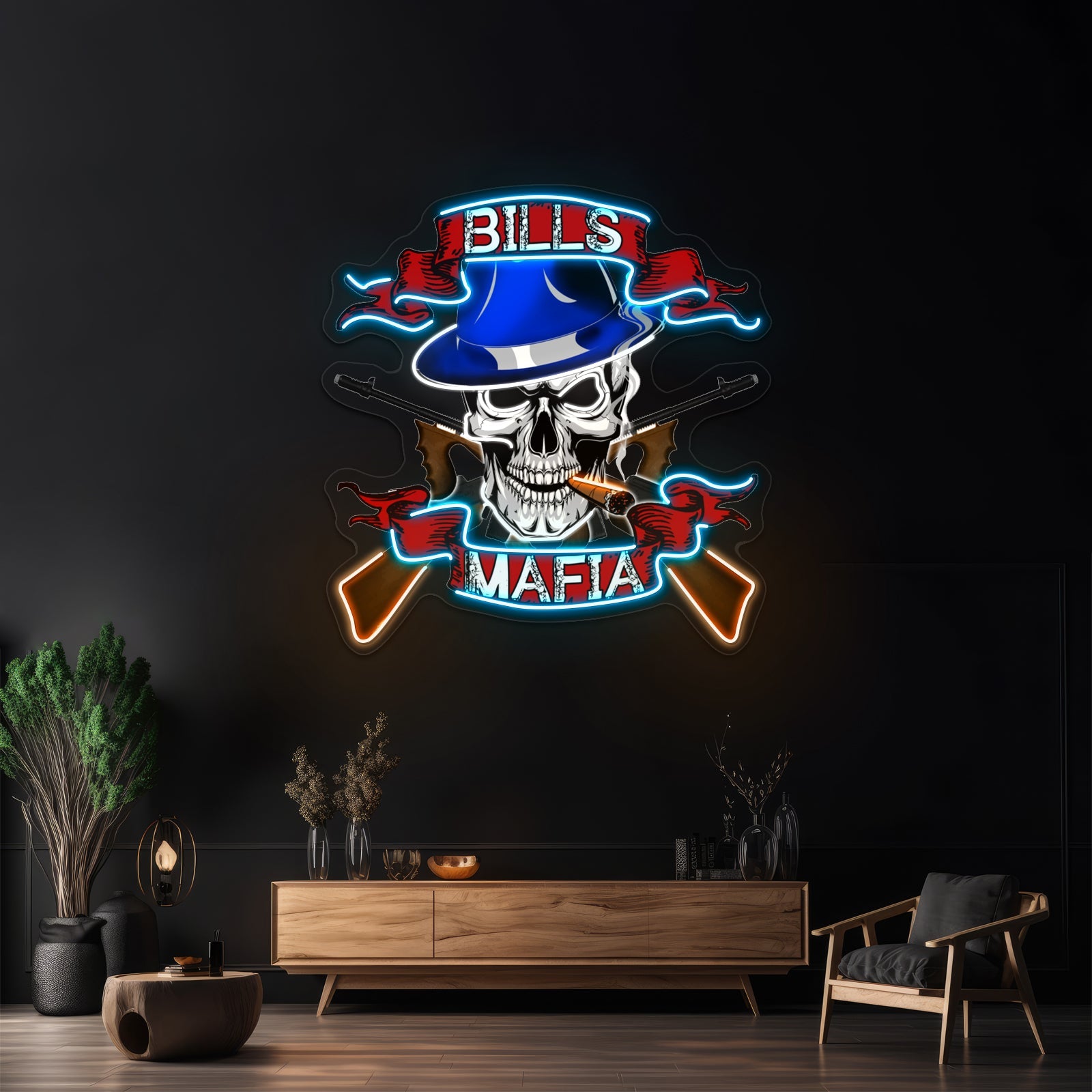 Bills Mafia Artwork Led Neon Sign - Shineneon