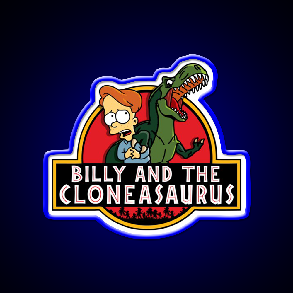 Billy And The Cloneasaurus Beer Bar Decor Led Neon Sign Rgb Color - LED neon sign view 5