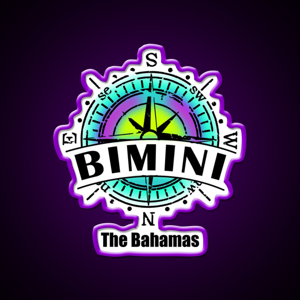 Bimini The Bahamas Cocktail Bar Decor Led Neon Sign Rgb Color - LED neon sign view 9