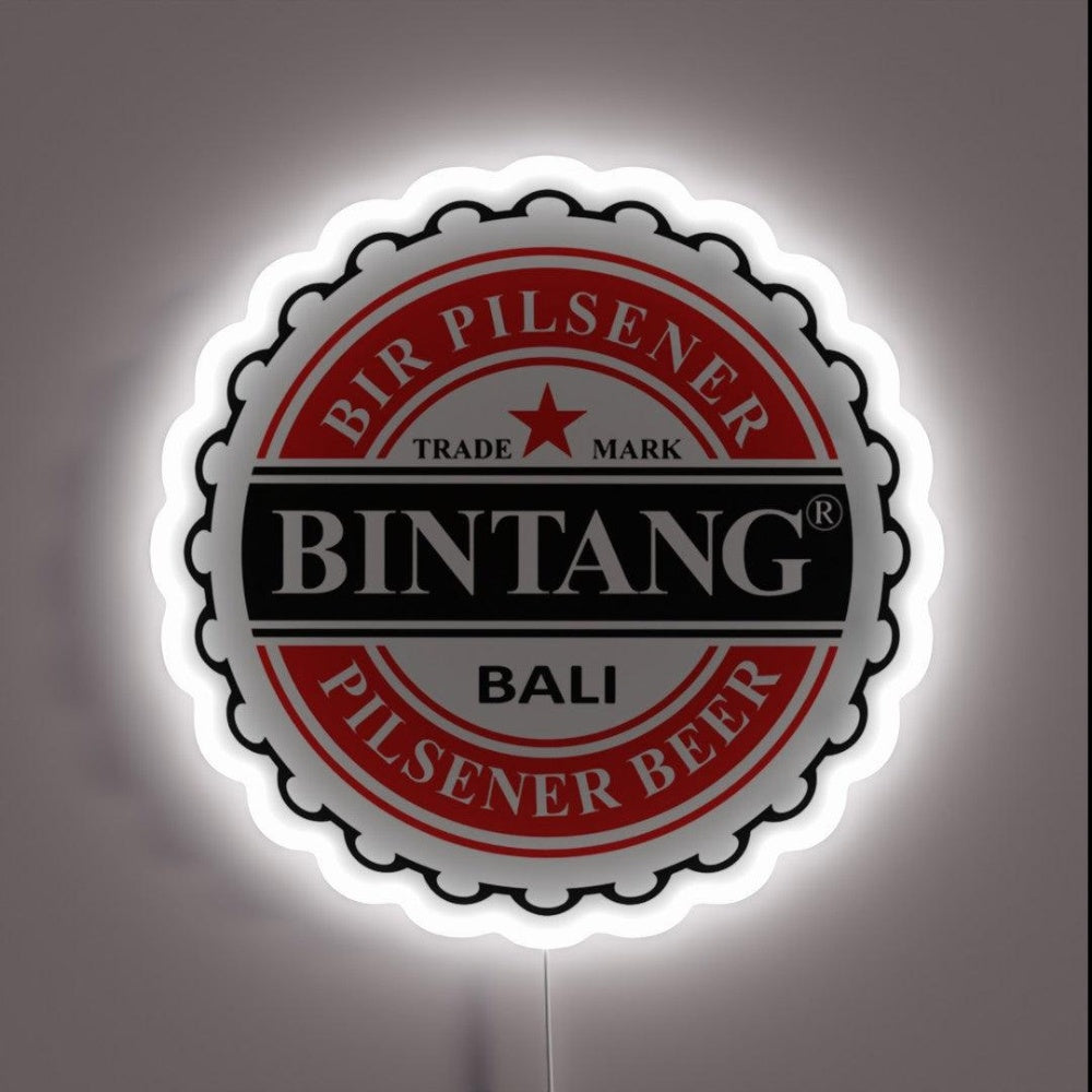 Bintang Beer Style Straight Rgb Led Neon Sign - Custom LED neon sign front view
