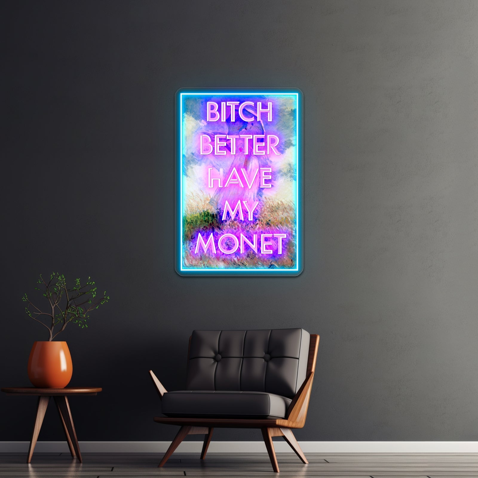 Bitch Monet Artwork Led Neon Sign - Shineneon