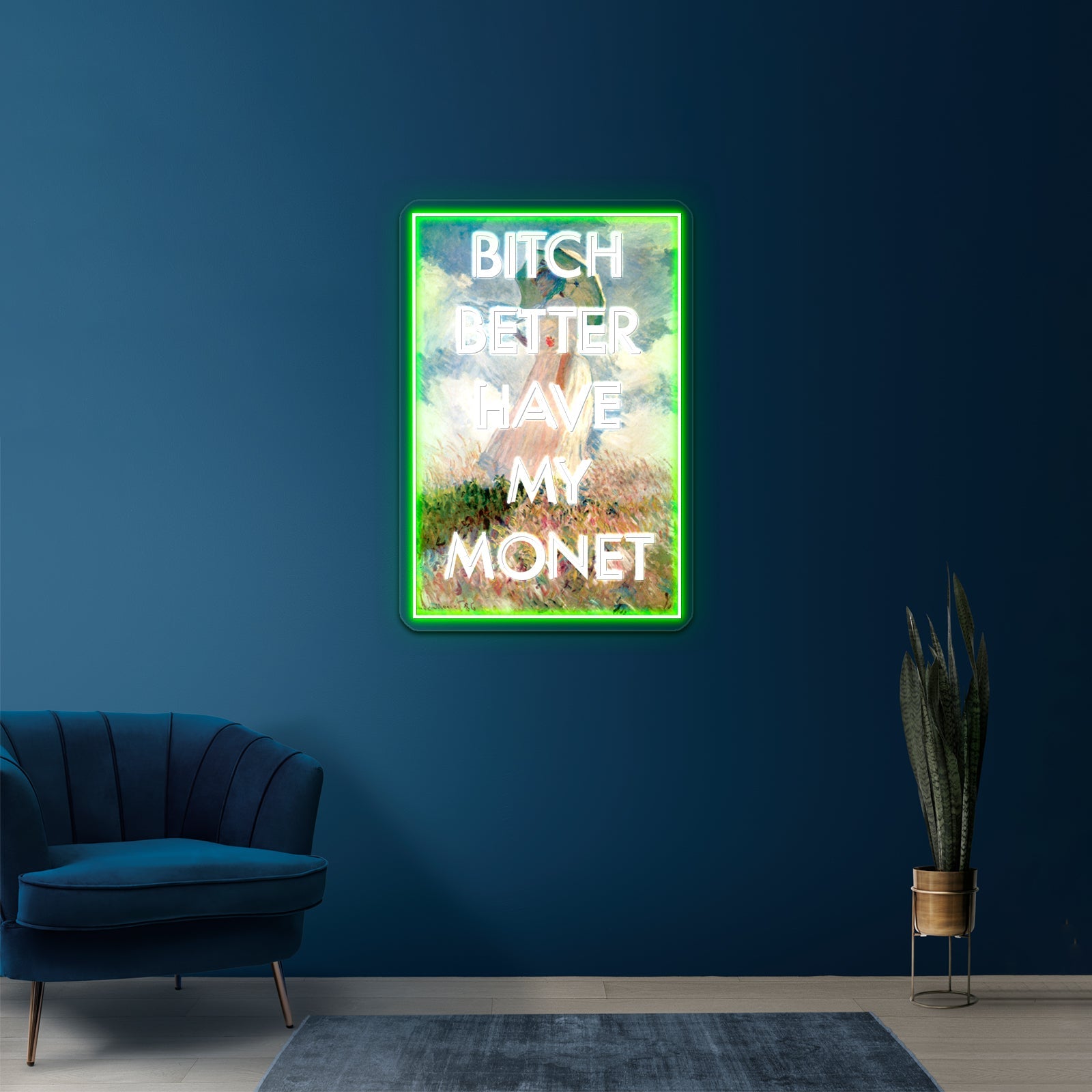 Bitch Monet Artwork Led Neon Sign - Shineneon