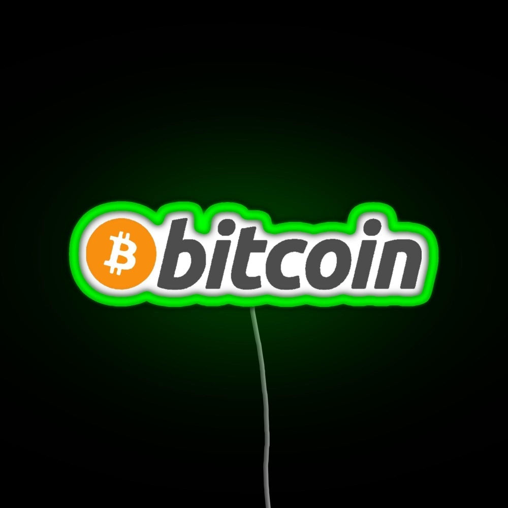 Bitcoin Crypto Currency Traders Rgb Neon Sign - LED neon sign view 7
