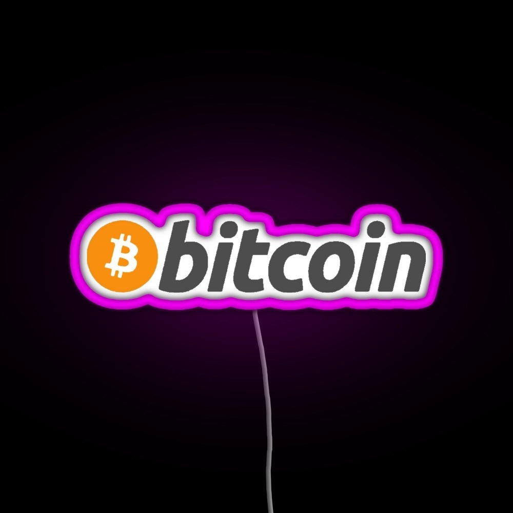 Bitcoin Crypto Currency Traders Rgb Neon Sign - LED neon sign view 8
