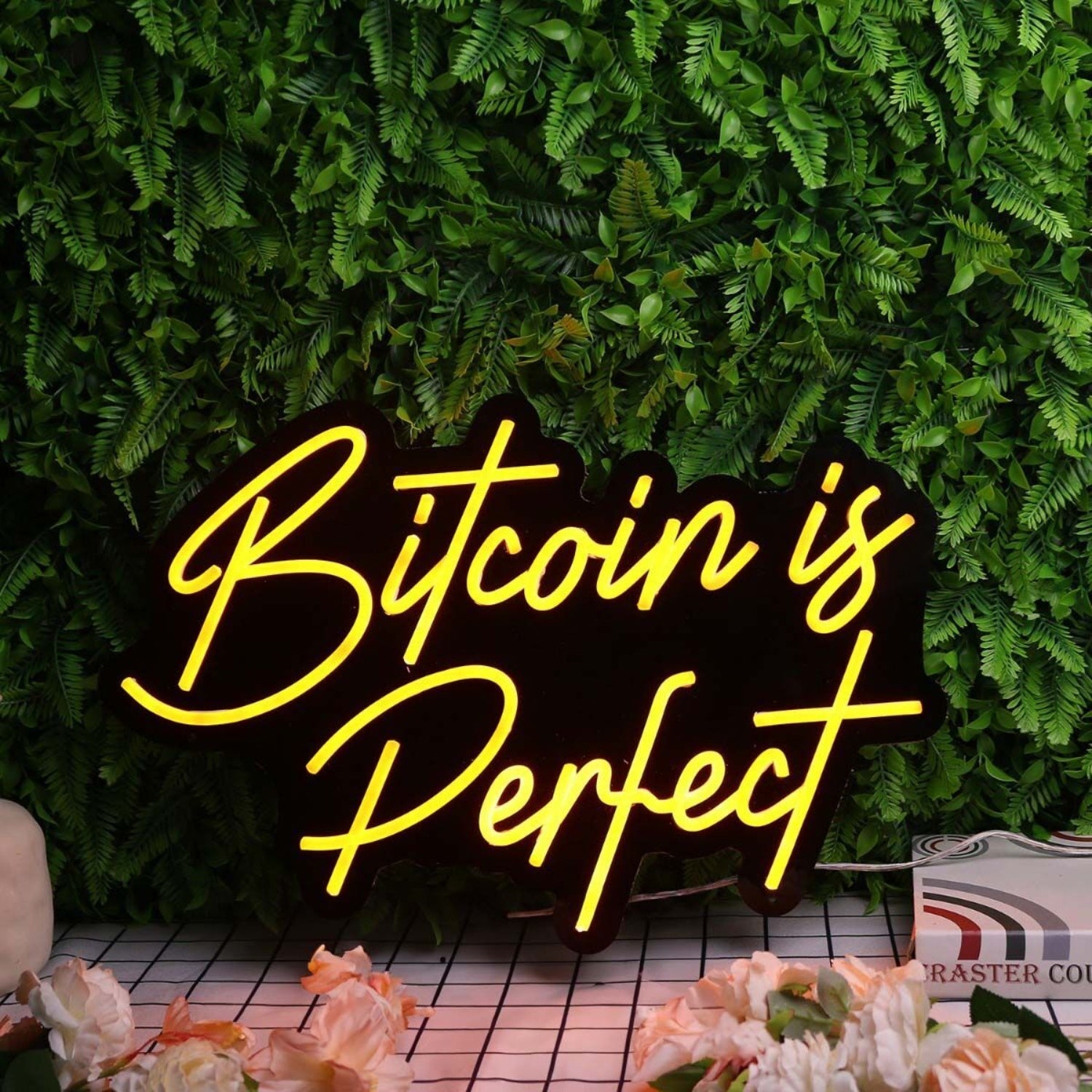 Bitcoin Is Perfect Orange Led Neon Sign - Shineneon