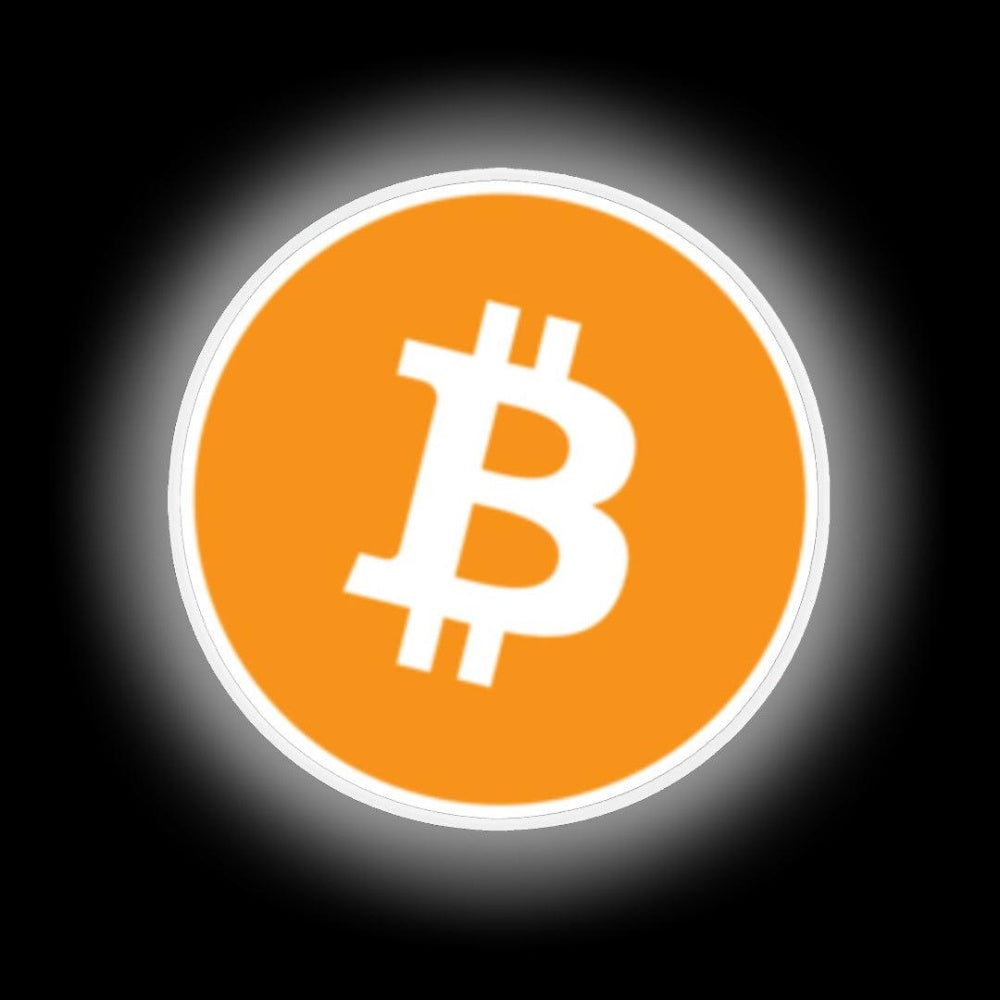 Bitcoin Neon Sign Restaurant Wall Art - LED neon sign view 7