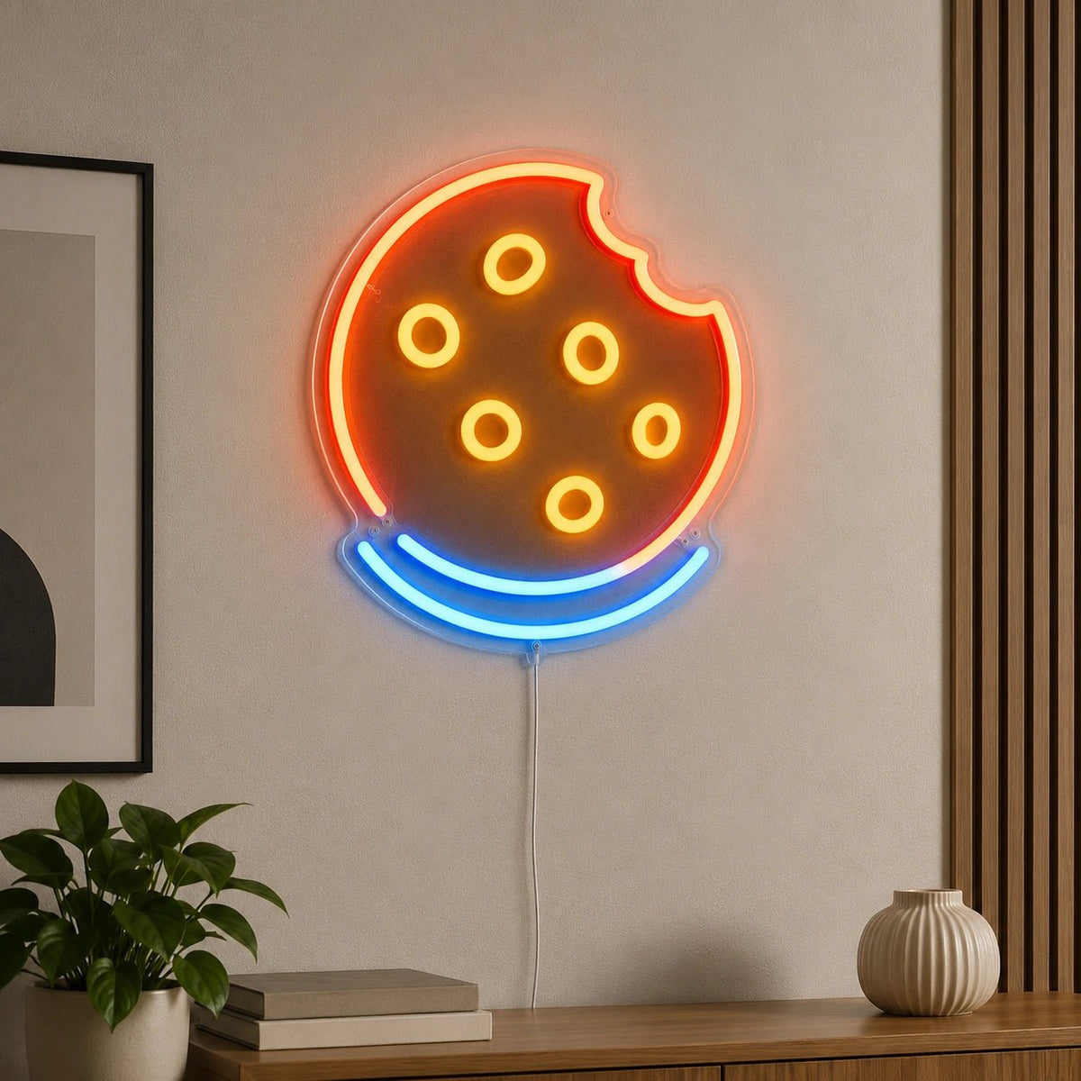 Bitten Cookie LED Neon Sign - Shineneon