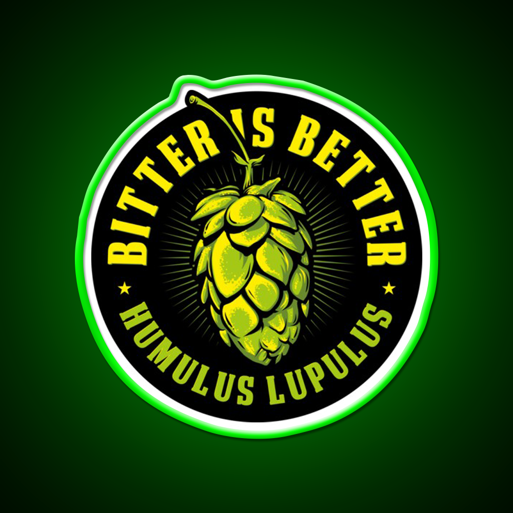 Bitter Is Better Beer Bar Decor Led Neon Sign Rgb Color - LED neon sign view 8