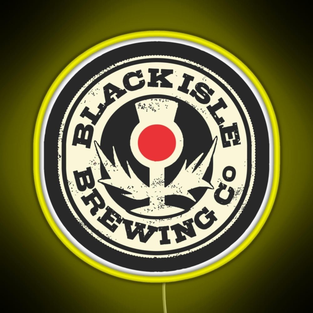 Black Isle Brewing Merch Rgb Led Neon Sign Pop Wall Art - Shineneon
