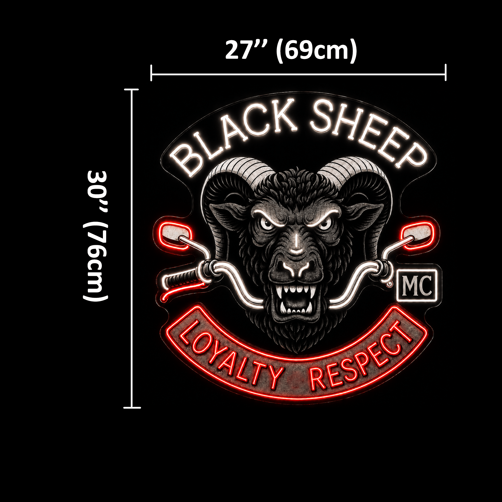 BLACK SHEEP Custom LED Neon Sign - Shineneon