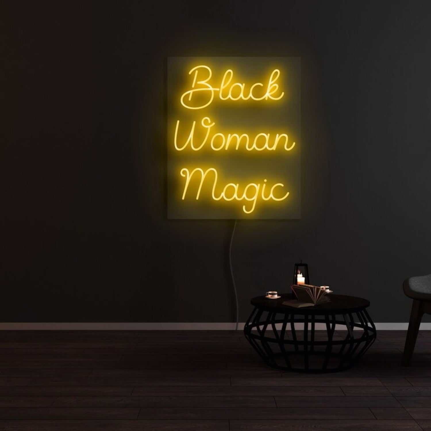 Black Woman Magic Neon Sign | Shineneon