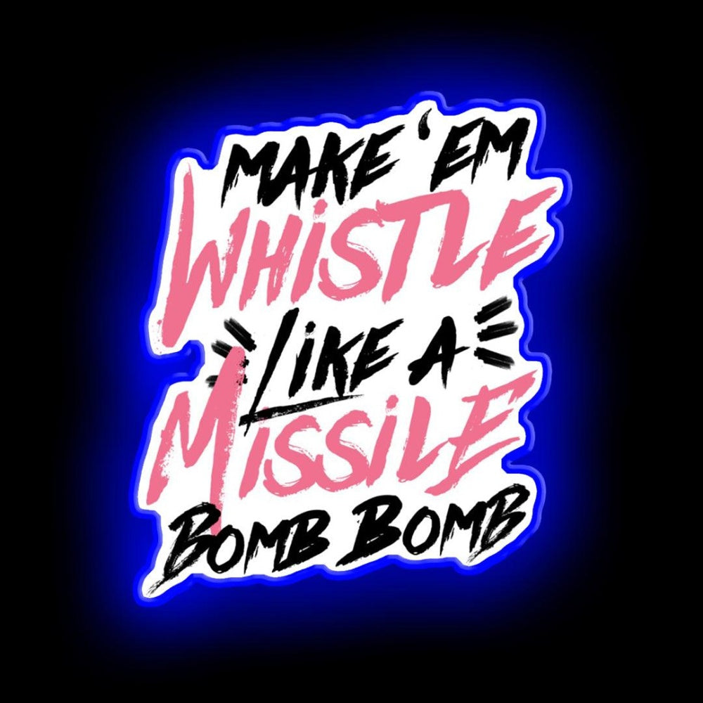 Blackpink Whistle Neon Sign - LED neon sign view 5
