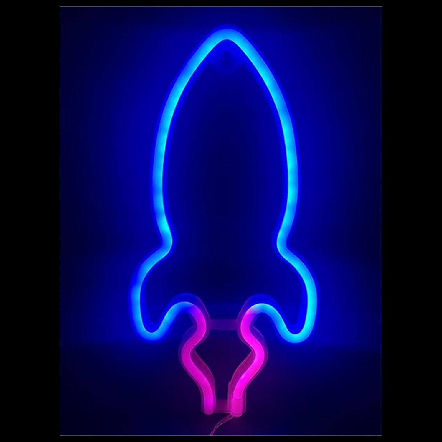 Blast Off To Stellar Wall Decor Rocket Led Neon Sign - Shineneon