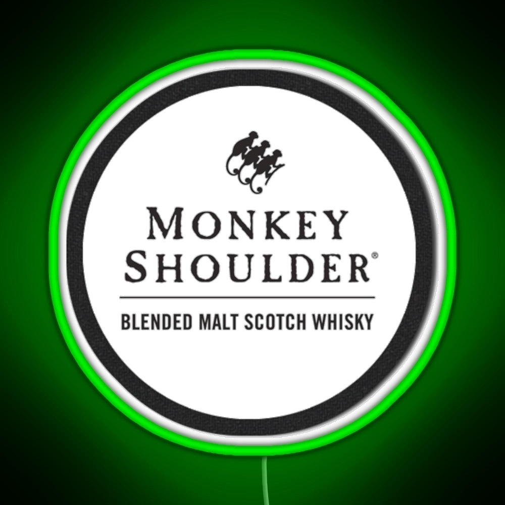 Blended Malt Monkey Shoulder Scotch Rgb Neon Sign - LED neon sign view 7