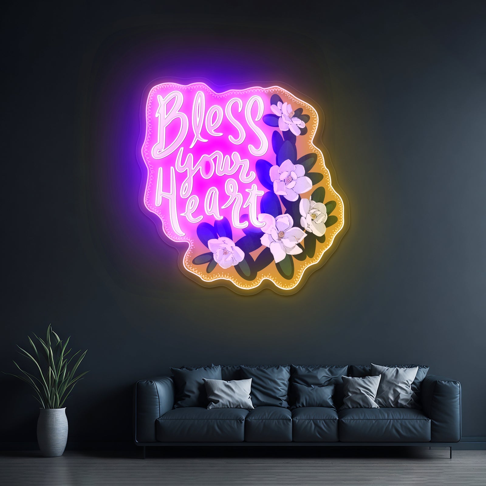 Bless Your Heart Neon Signs For Wall Decor - Shineneon