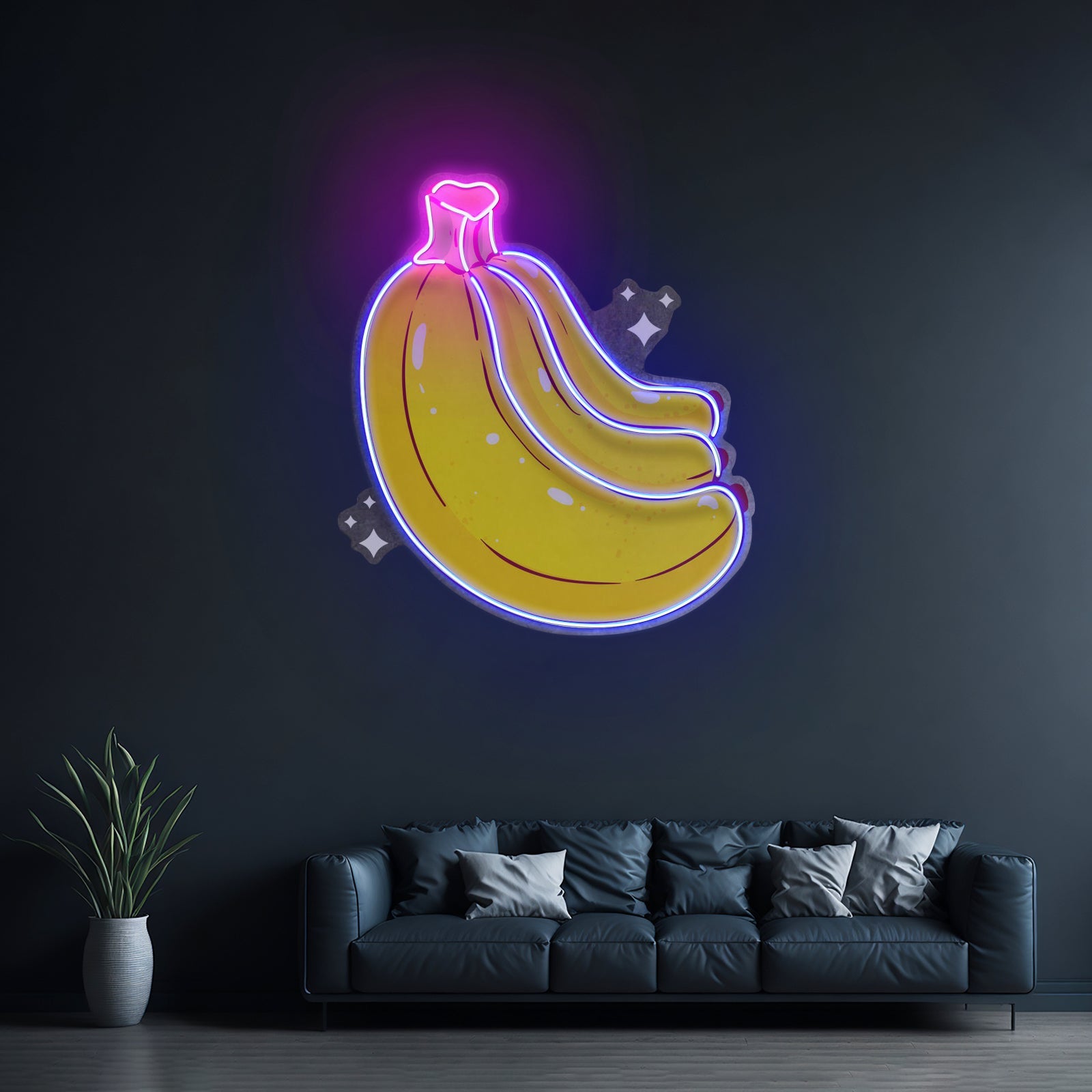 Bling Banana Led Neon Sign Light Custom Led Signs - Shineneon
