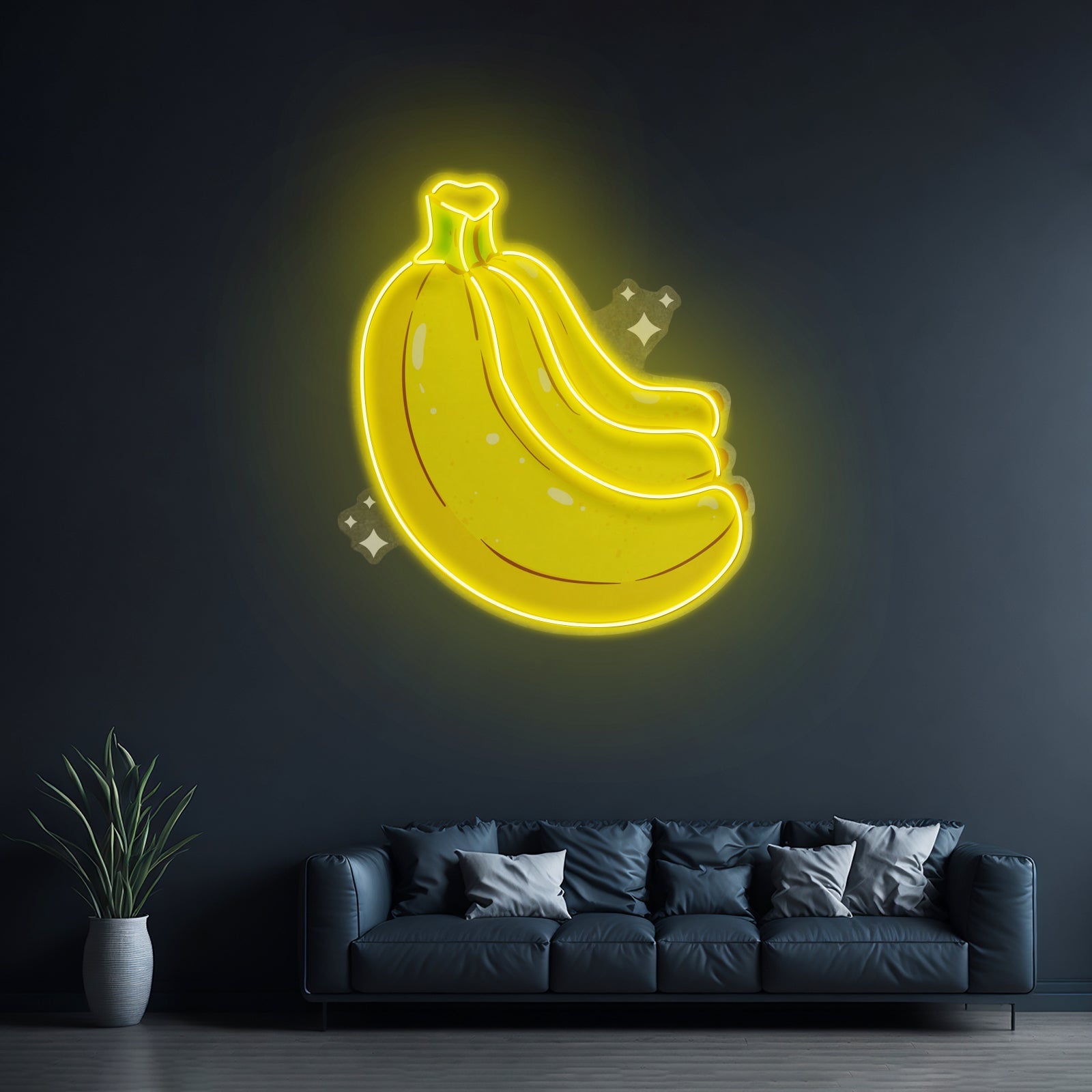 Bling Banana Led Neon Sign Light Custom Led Signs - Shineneon