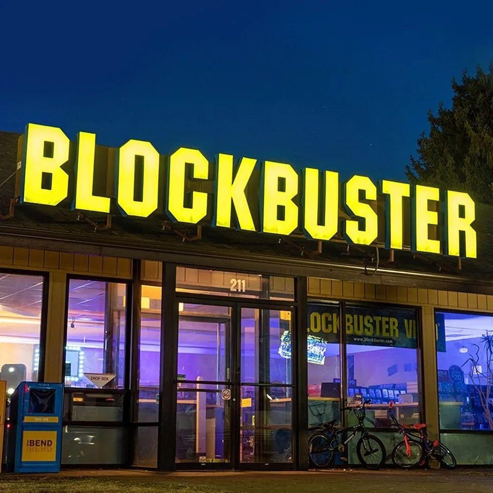 Blockbuster 3D Frontlit Letters Metal Led Sign - Shineneon