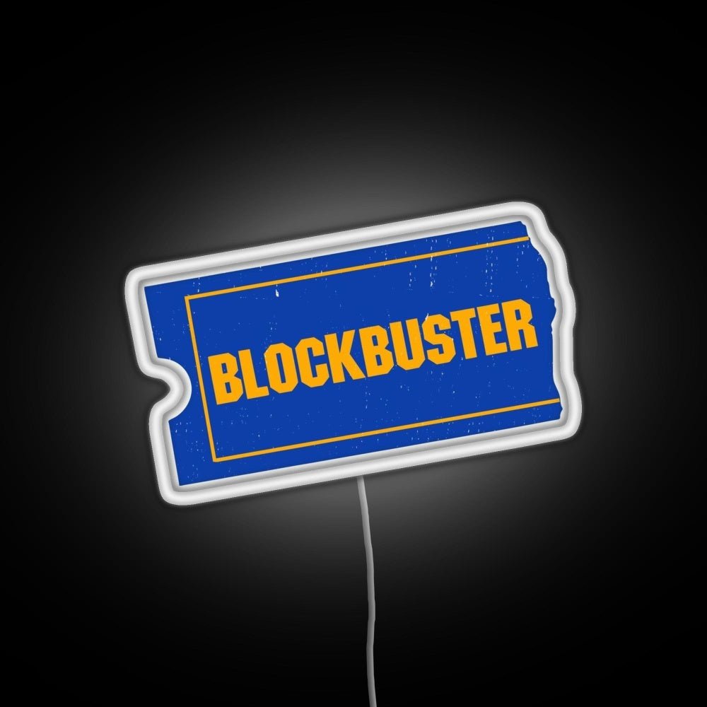 Blockbuster Video Logo Rgb Led Neon Sign Pop Wall Art - Shineneon