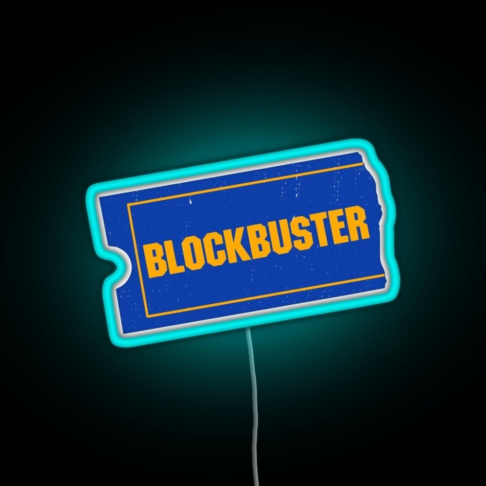 Blockbuster Video Logo Rgb Led Neon Sign Pop Wall Art - Shineneon