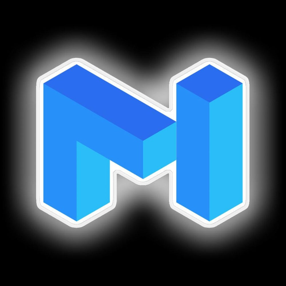 Blockchain Matic Network Neon Gift Neon Sign - LED neon sign view 6