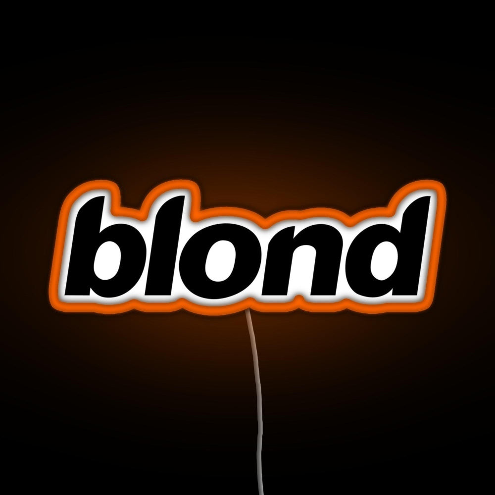 Blond Rgb Neon Sign - LED neon sign view 6