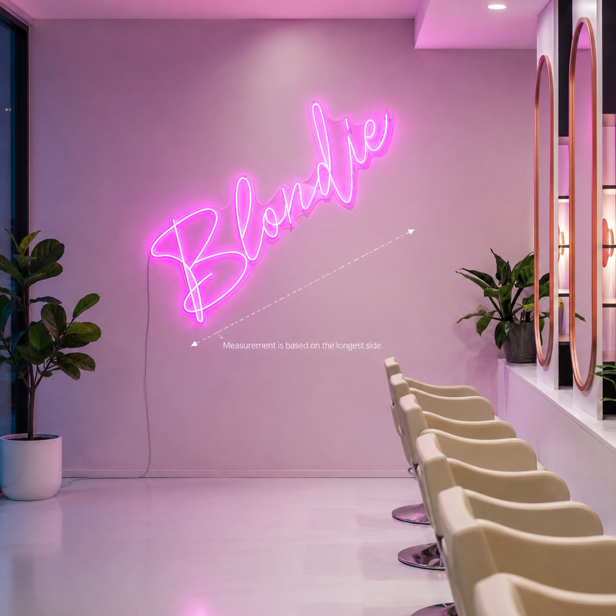 Blonde LED Neon Sign - 04 Size Image