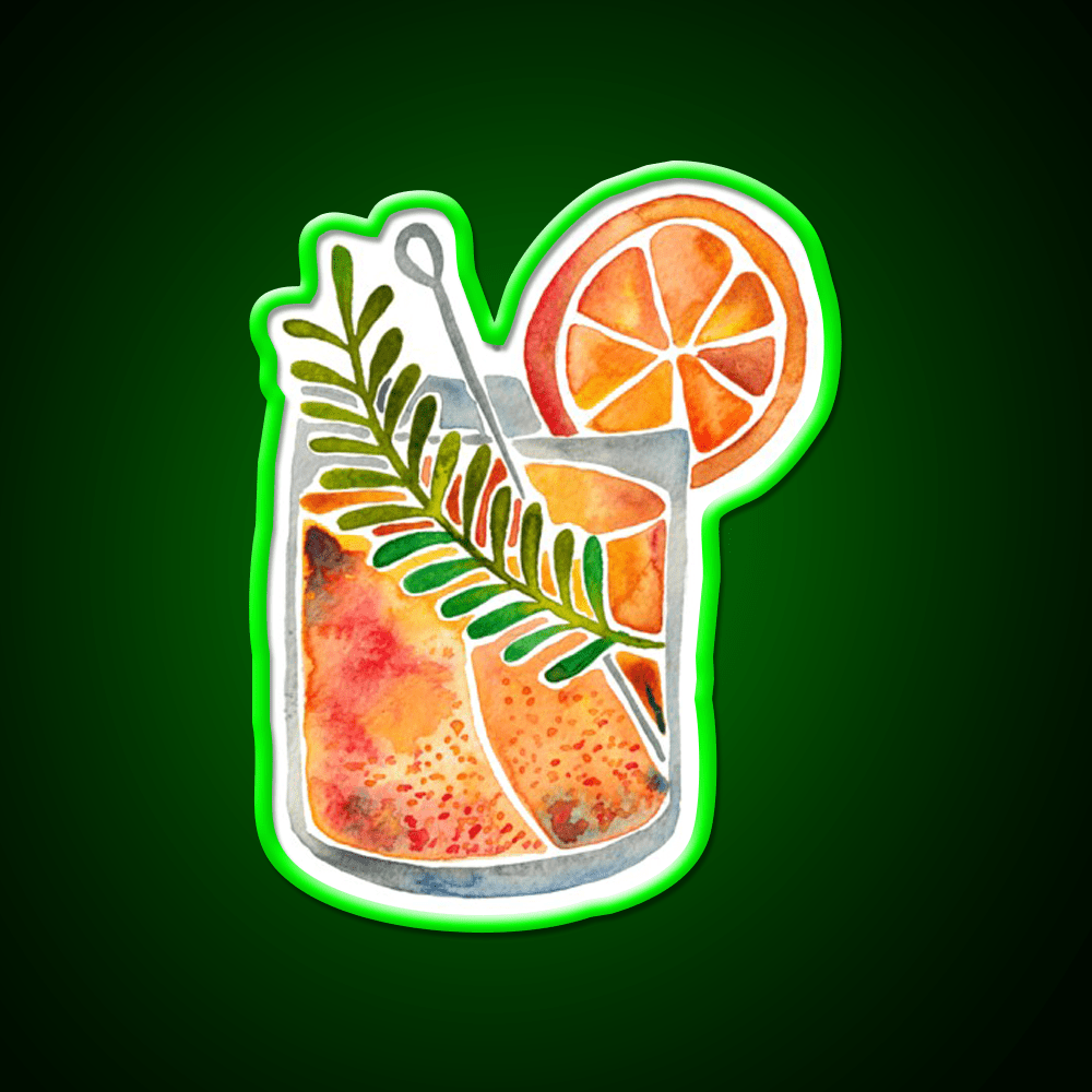Blood Orange Tequila Sunrise Party Drink Tequila Led Neon Sign Rgb Color - Shineneon