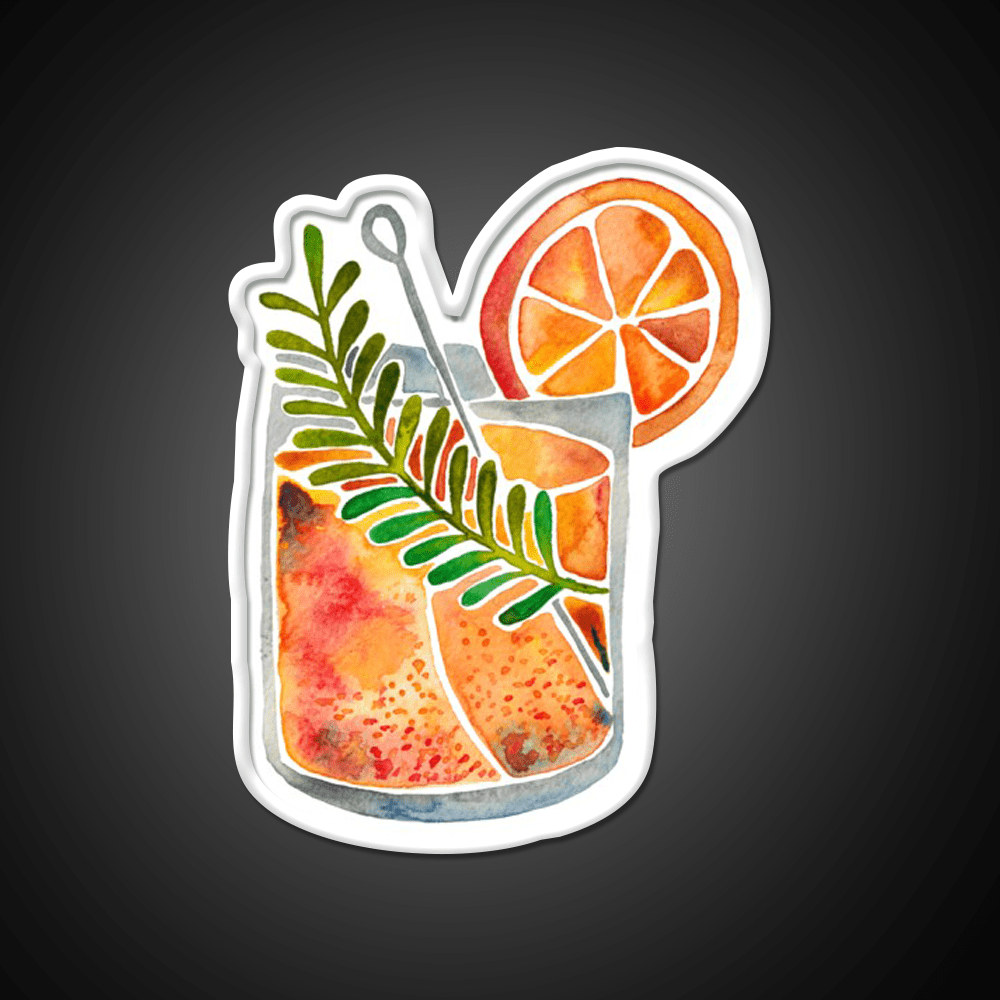 Blood Orange Tequila Sunrise Party Drink Tequila Led Neon Sign Rgb Color - Shineneon