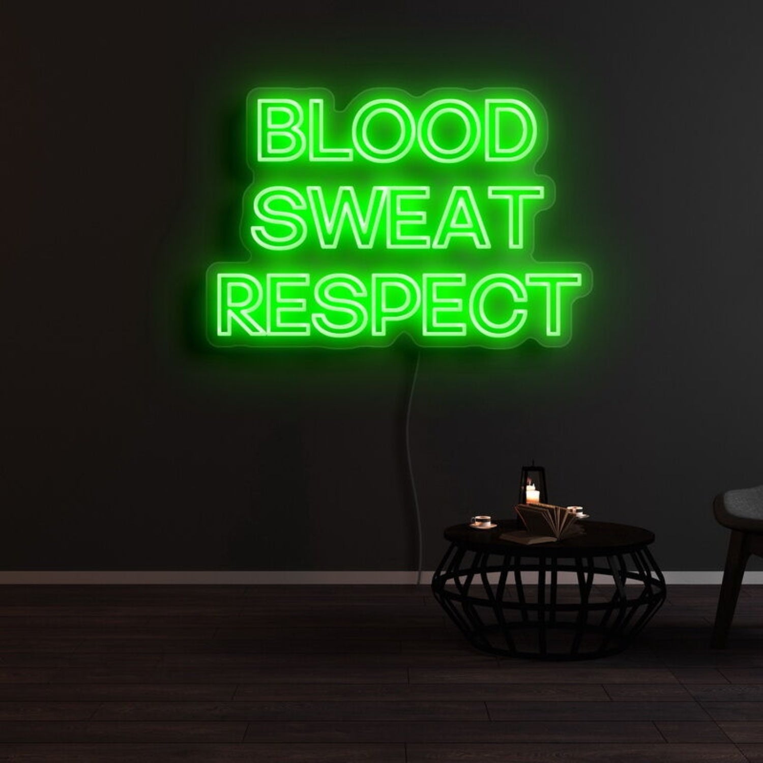 Blood Sweat Respect Led Neon Sign - Shineneon