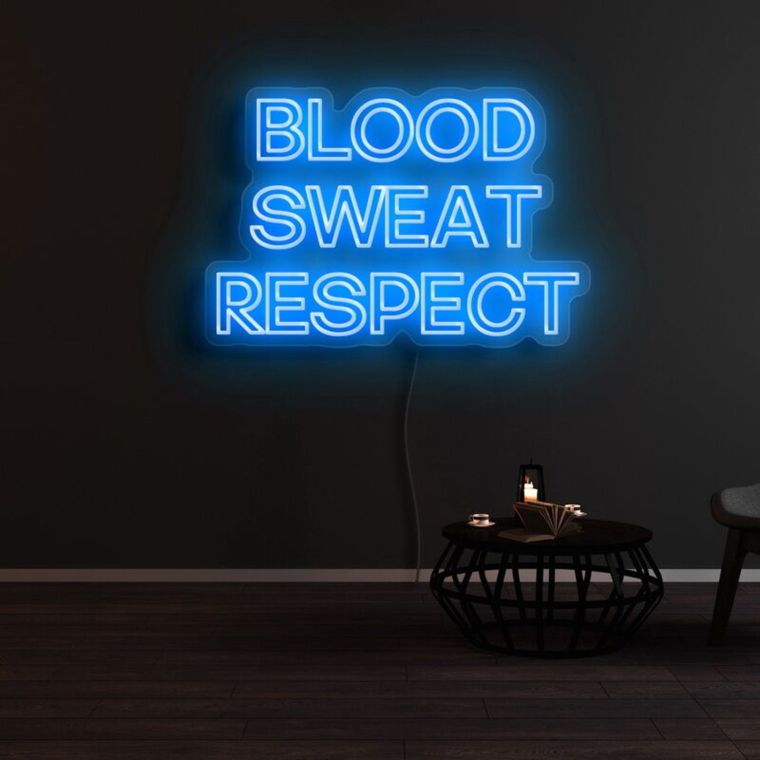 Blood Sweat Respect Led Neon Sign - Shineneon